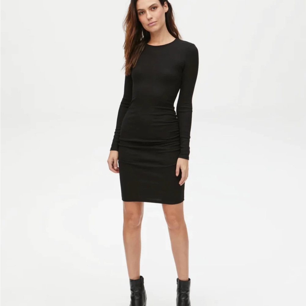 MICHAEL STARS NWOT JORDAN RIBBED MINI DRESS - Picture 6 of 9